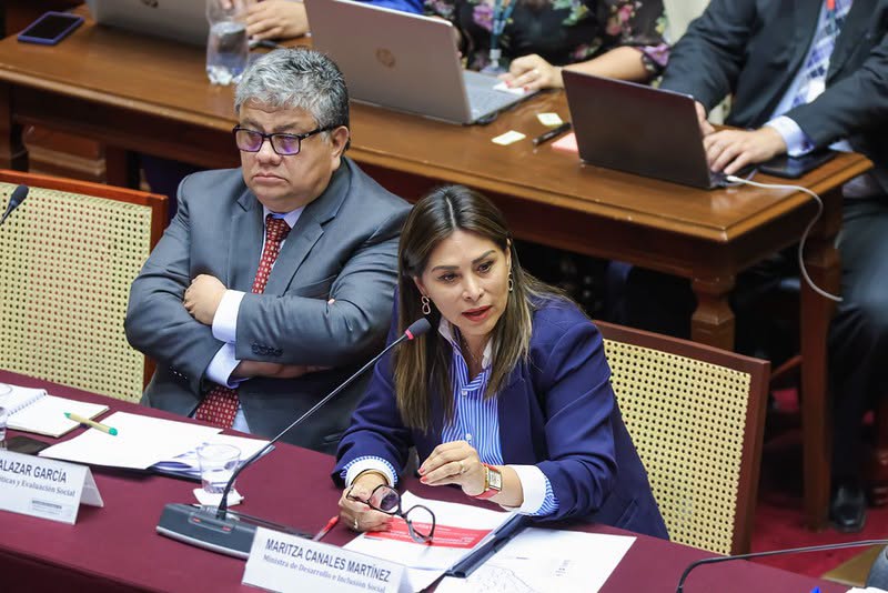 Ministra Maritza Canales sustentó presupuesto 2027 del Midis por S/ 9266 millones, 22.2 % más que en 2026